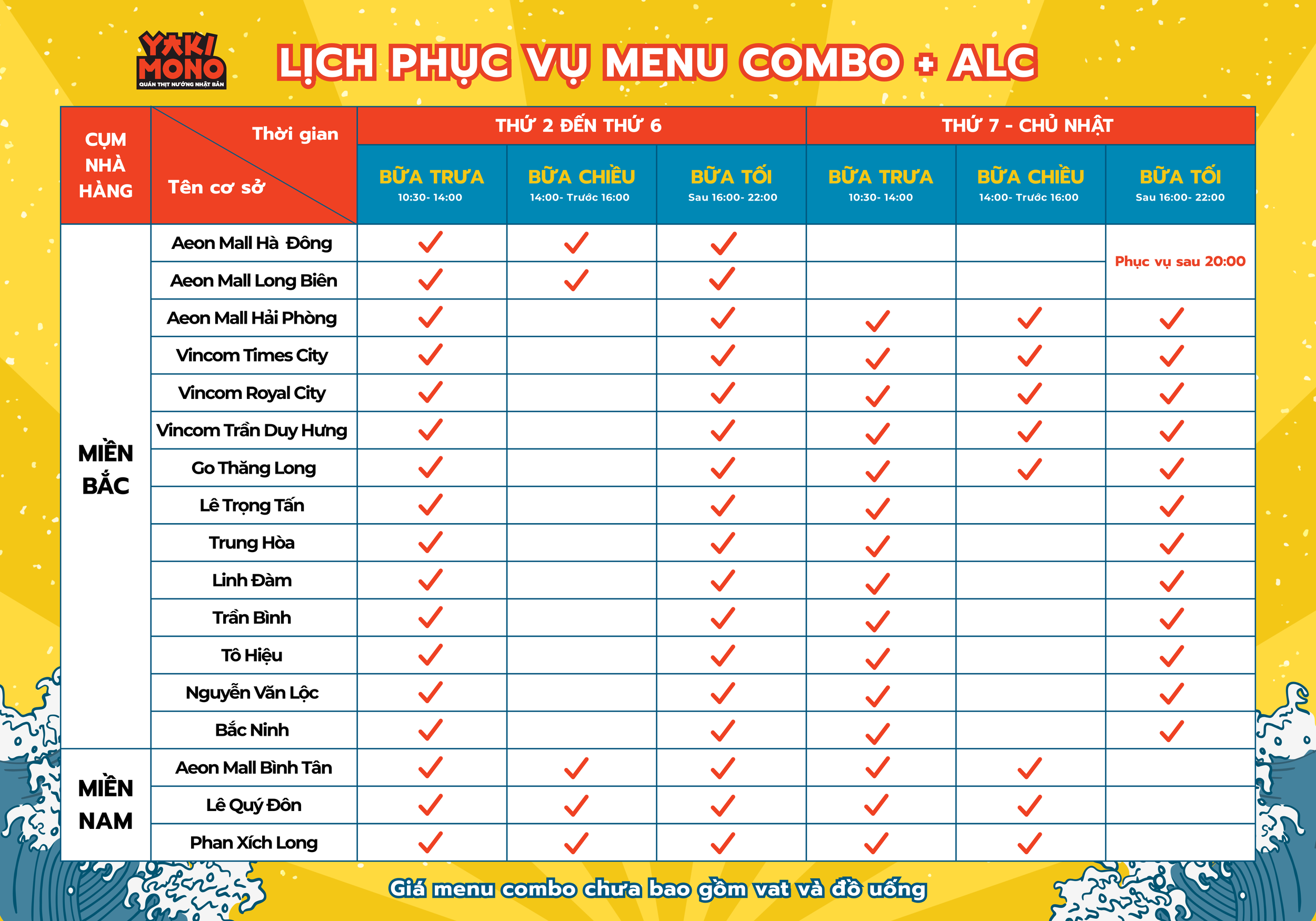 Menu online