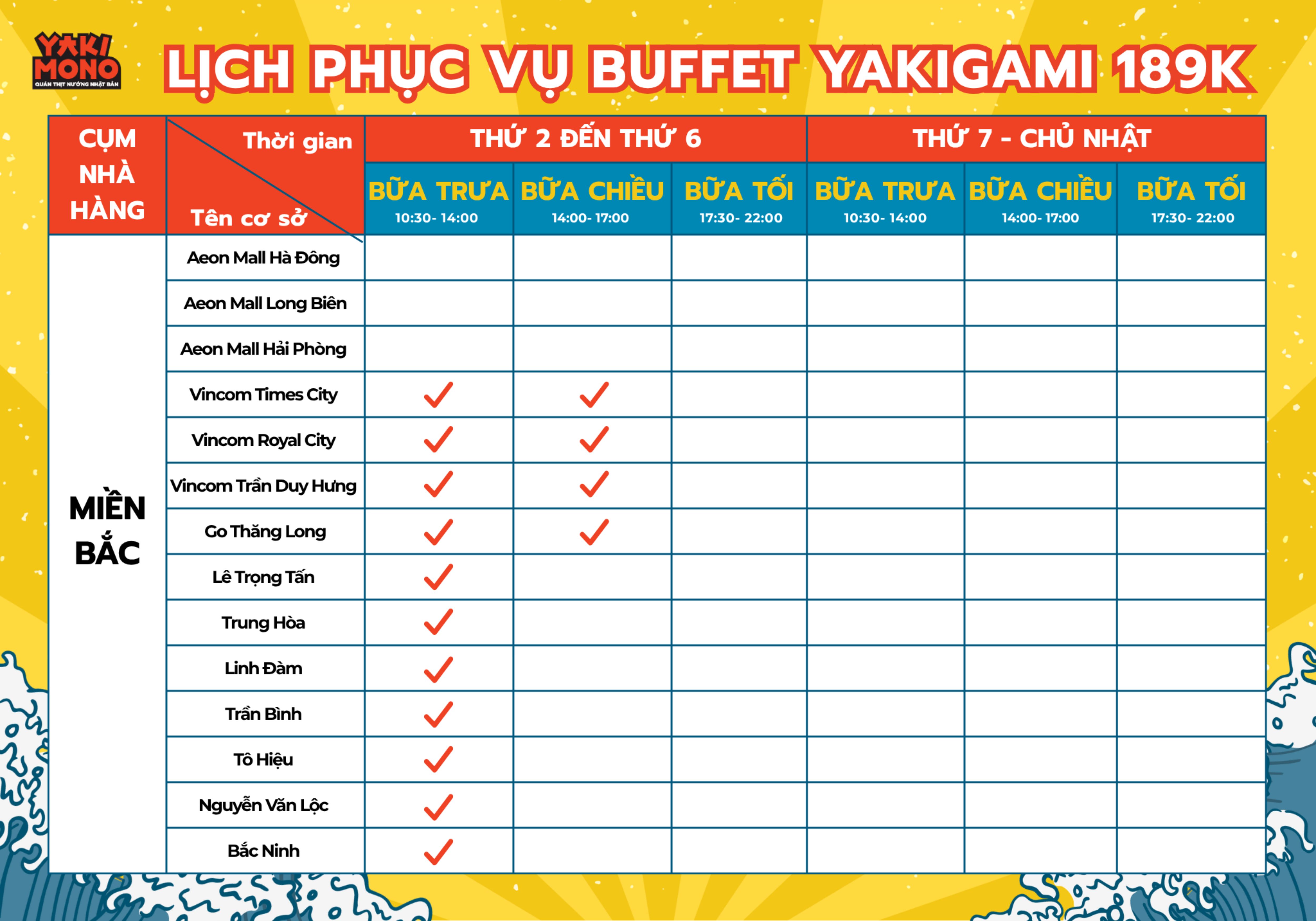 Menu online